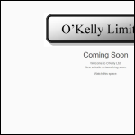 Screen shot of the O'kelly Ltd website.