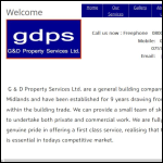 Screen shot of the Gdps Services Ltd website.