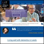 Screen shot of the Leeds Involving People website.