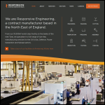 Screen shot of the Responsive Engineering Group website.