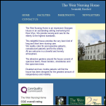 Screen shot of the The Weir Nursing Home Ltd website.