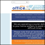Screen shot of the Office It Plus Ltd website.