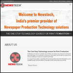 Screen shot of the Newstech Ltd website.