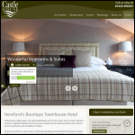 Screen shot of the Castle House Hotel Ltd website.