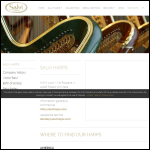 Screen shot of the Salvi Harps Ltd website.