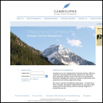 Screen shot of the Cambourne Financial Planning Ltd website.