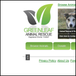 Screen shot of the Animal Rescue Ltd website.