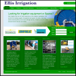 Screen shot of the Ellis Irrigation Ltd website.