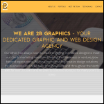 Screen shot of the 2b Graphics Partnership Ltd website.