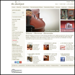 Screen shot of the The Sound Post Ltd website.