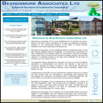 Screen shot of the Beadsmore Associates Ltd website.
