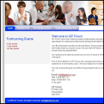 Screen shot of the G. P. Forum Ltd website.