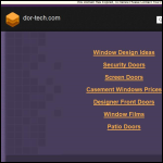 Screen shot of the Dor - Tech Nationwide Ltd website.