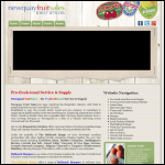 Screen shot of the Newquay Fruit Sales Ltd website.