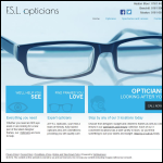 Screen shot of the F.S.L. (Opticians) Ltd website.