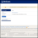 Screen shot of the Merrill Lynch Holdings Ltd website.