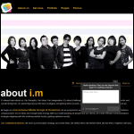 Screen shot of the I.M.C. Communications Ltd website.
