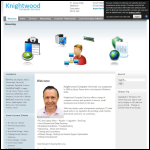 Screen shot of the Knightwood Services Ltd website.