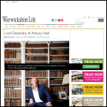 Screen shot of the Arbury Estates Ltd website.