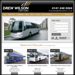Screen shot of the A D Coach Sales Ltd website.