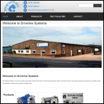 Screen shot of the Driveline Systems Ltd website.