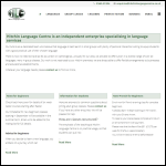 Screen shot of the Hitchin Language Centre Ltd website.