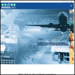 Screen shot of the Universal Air Freight Ltd website.