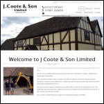 Screen shot of the J Coote & Son Ltd website.