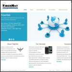 Screen shot of the Fibrenex Communications Ltd website.