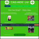 Screen shot of the Cas-aids Ltd website.