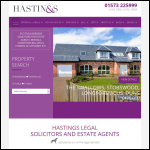Screen shot of the Hastings Legal Ltd website.