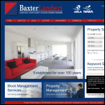 Screen shot of the Baxter Lambert Ltd website.