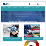Screen shot of the Trm Consulting Services Ltd website.