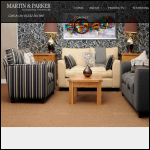 Screen shot of the Martin & Parker (Derby) Ltd website.