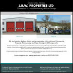 Screen shot of the Jrw Properties Ltd website.