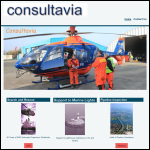 Screen shot of the Consultavia Ltd website.