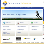 Screen shot of the Information Initiatives Ltd website.