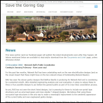 Screen shot of the The Goring Gap News Ltd website.