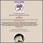 Screen shot of the Lipizzaner Society (G.B.) website.