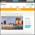 Screen shot of the Bayside Property Management Ltd website.