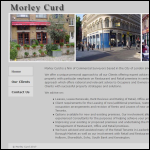Screen shot of the Morley Curd Ltd website.