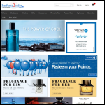 Screen shot of the Perfume Plus Ltd website.