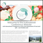 Screen shot of the Food Consult Ltd website.