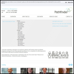 Screen shot of the Pathfinder Consulting International Ltd website.