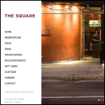 Screen shot of the Mayfair Restaurants Ltd website.