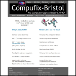 Screen shot of the Compufix Computer Services Ltd website.