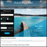 Screen shot of the Channel Islands Air Ltd website.