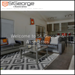 Screen shot of the St George Associates Ltd website.