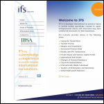 Screen shot of the International Fiscal Services Ltd website.
