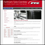 Screen shot of the Feltham Trading Company website.